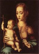 MORALES, Luis de, Madonna and Child with Yarn Winder
